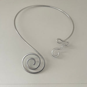 Chrome Spiral Choker 2