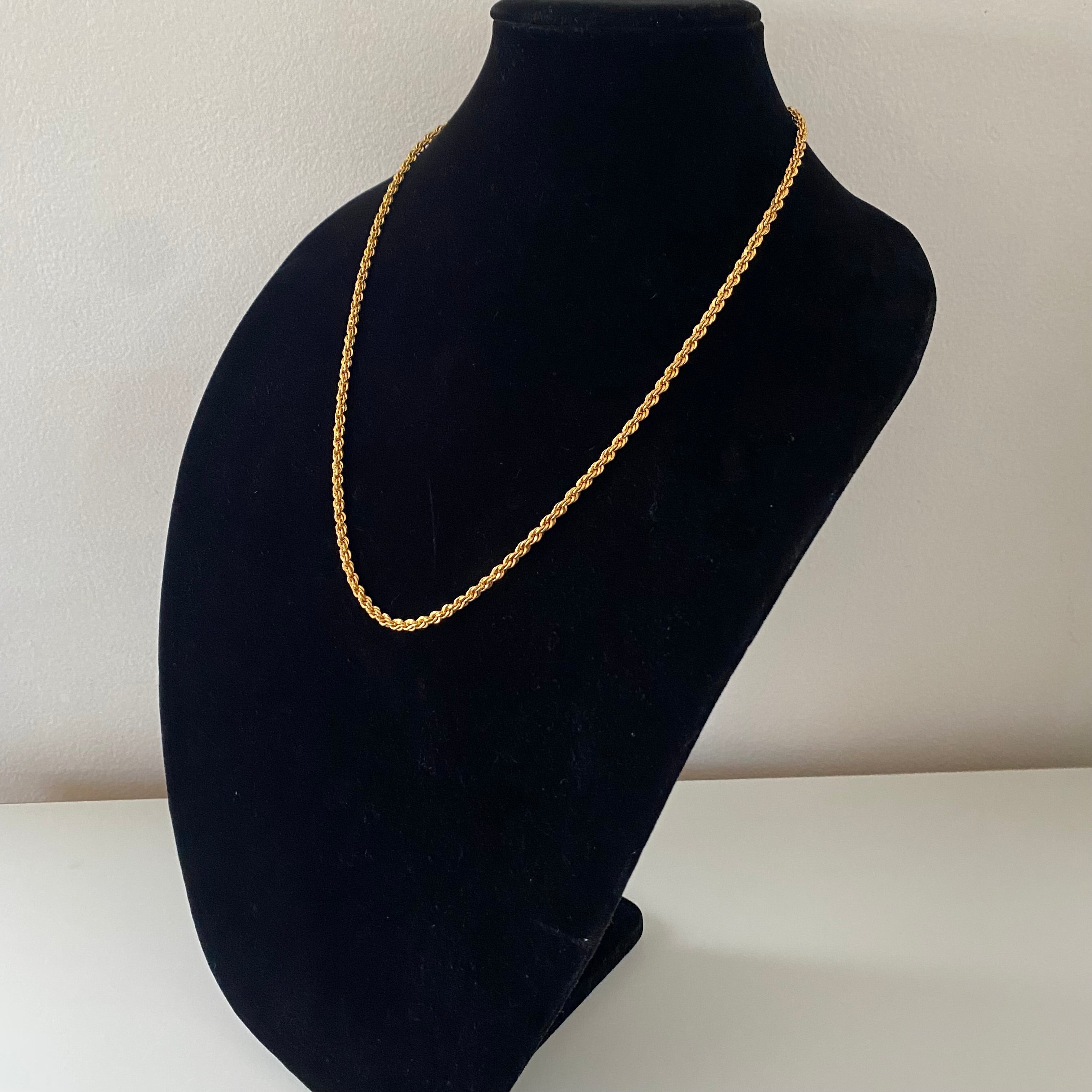 Gold Rope Necklace