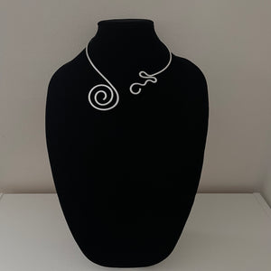 Chrome Spiral Choker 2