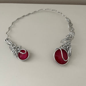 Red Chrome Choker