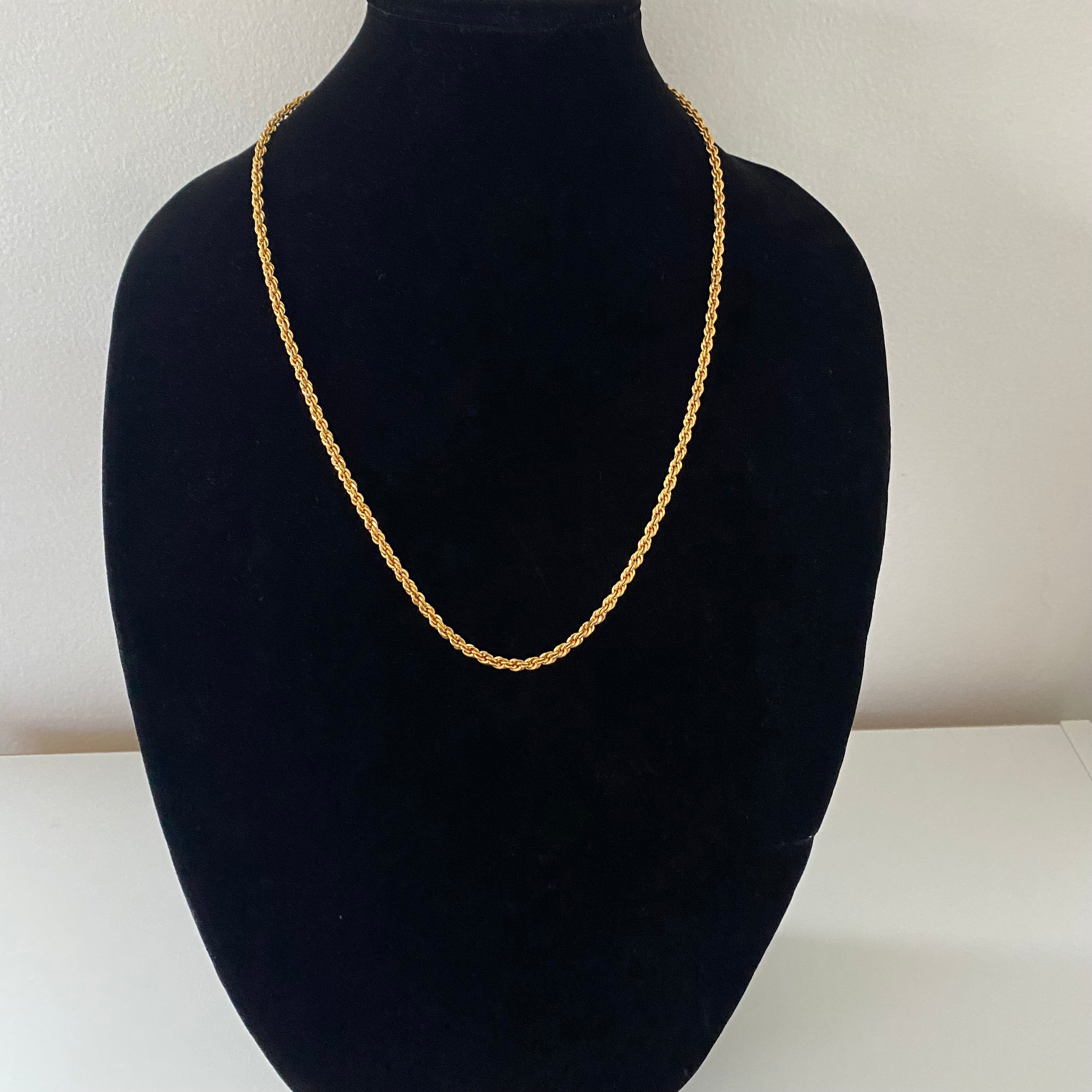 Gold Rope Necklace